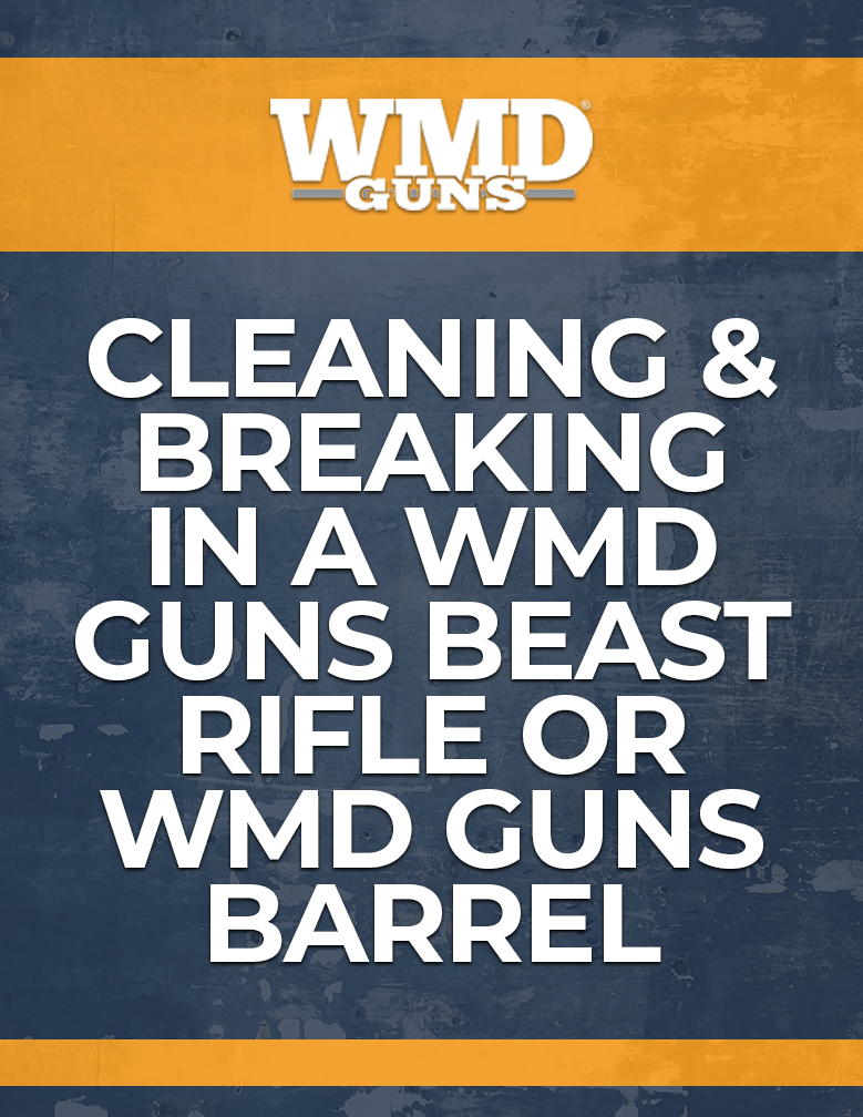 WMD Guns Beast AR Cleaning Break In