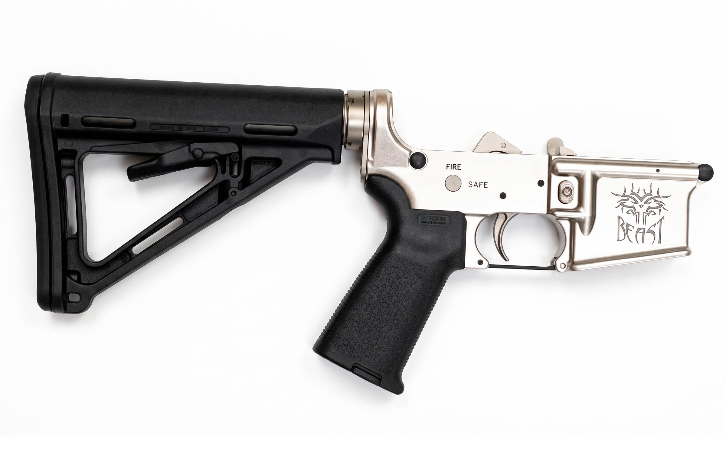 NiB-X AR-15 Forged Complete Lower Receiver Assembly