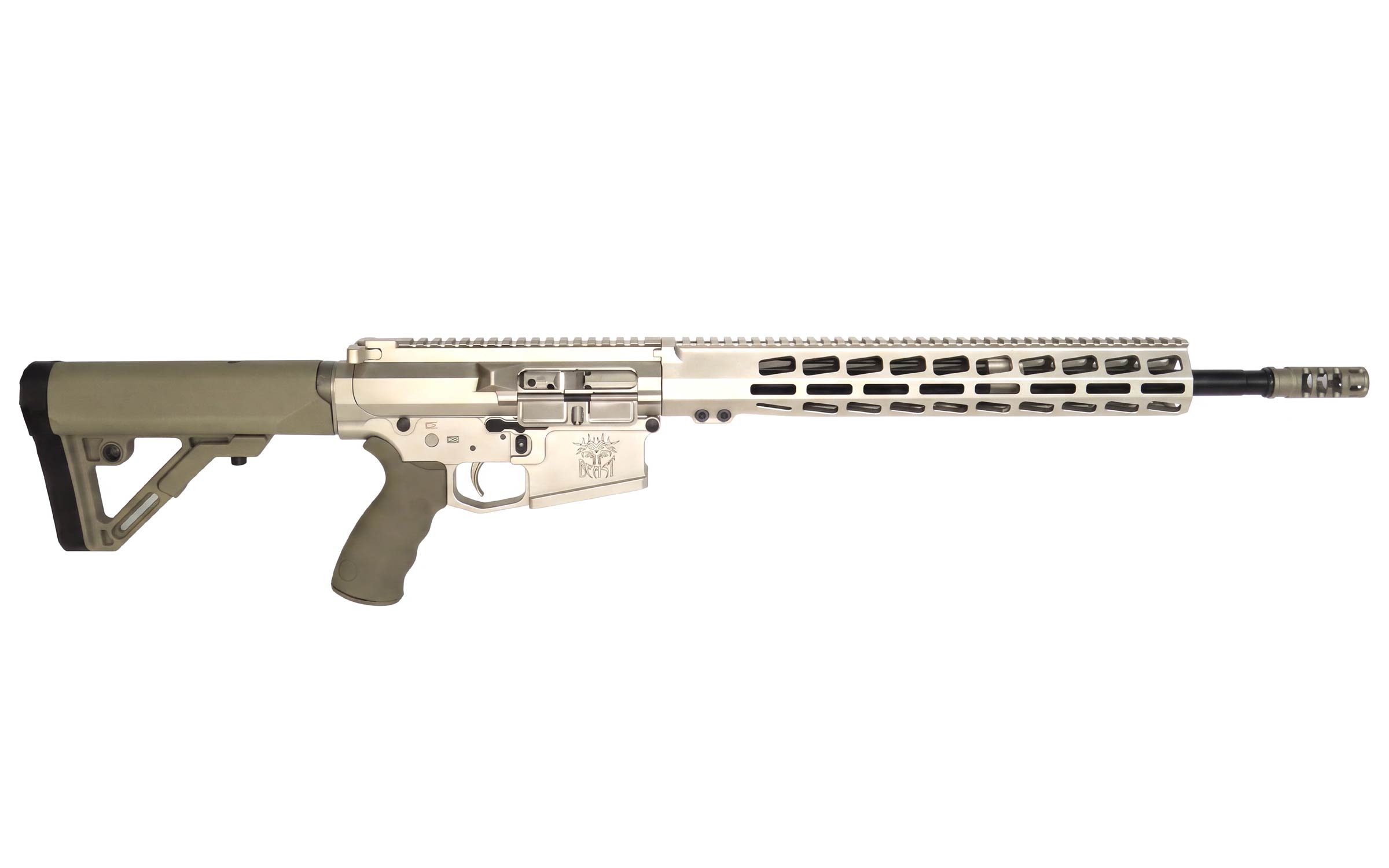 WMD Guns “Big Beast” NiB-X .308/7.62x51 Billet Carbine 18" in Flat Dark Earth