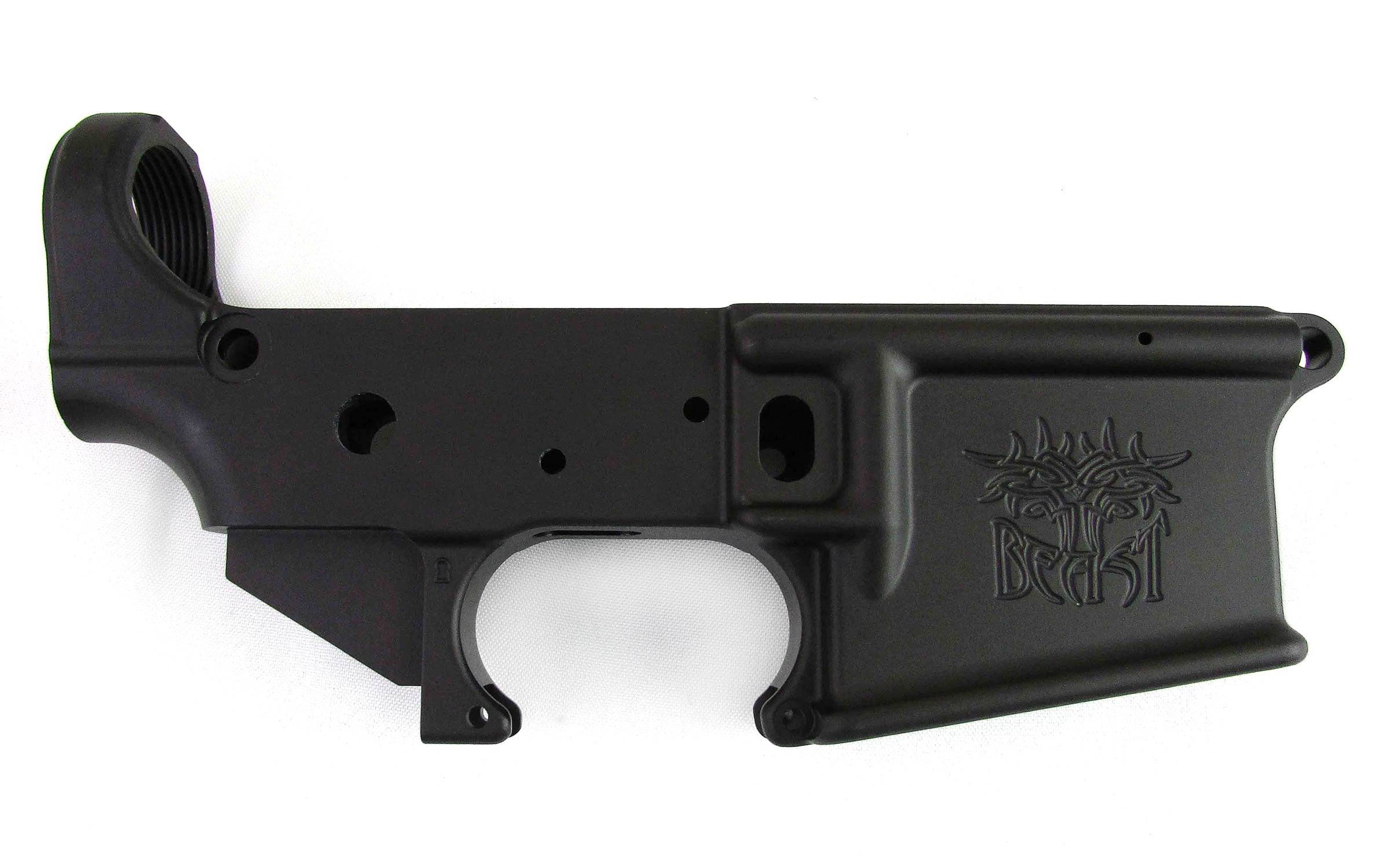 Black Hard Coat Type 3 AR-15 Forged Lower Receiver