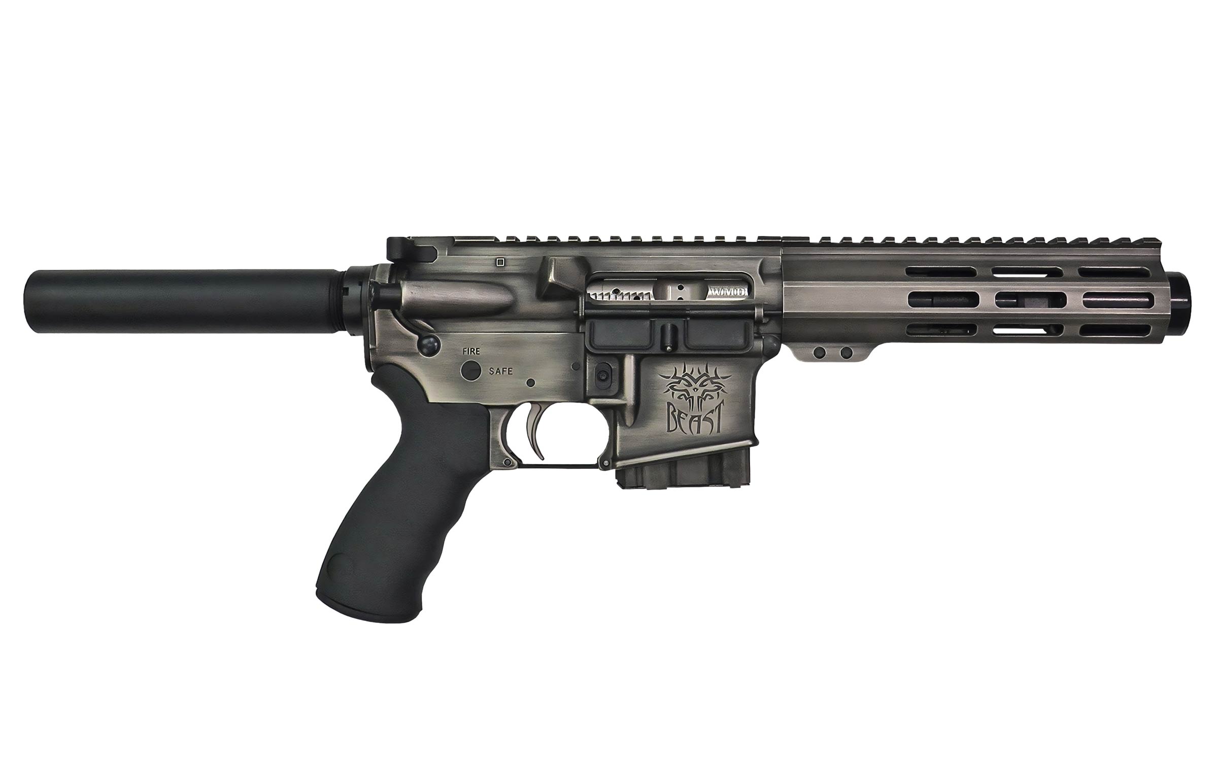 Distressed Micro Beast Forged 5" AR-15