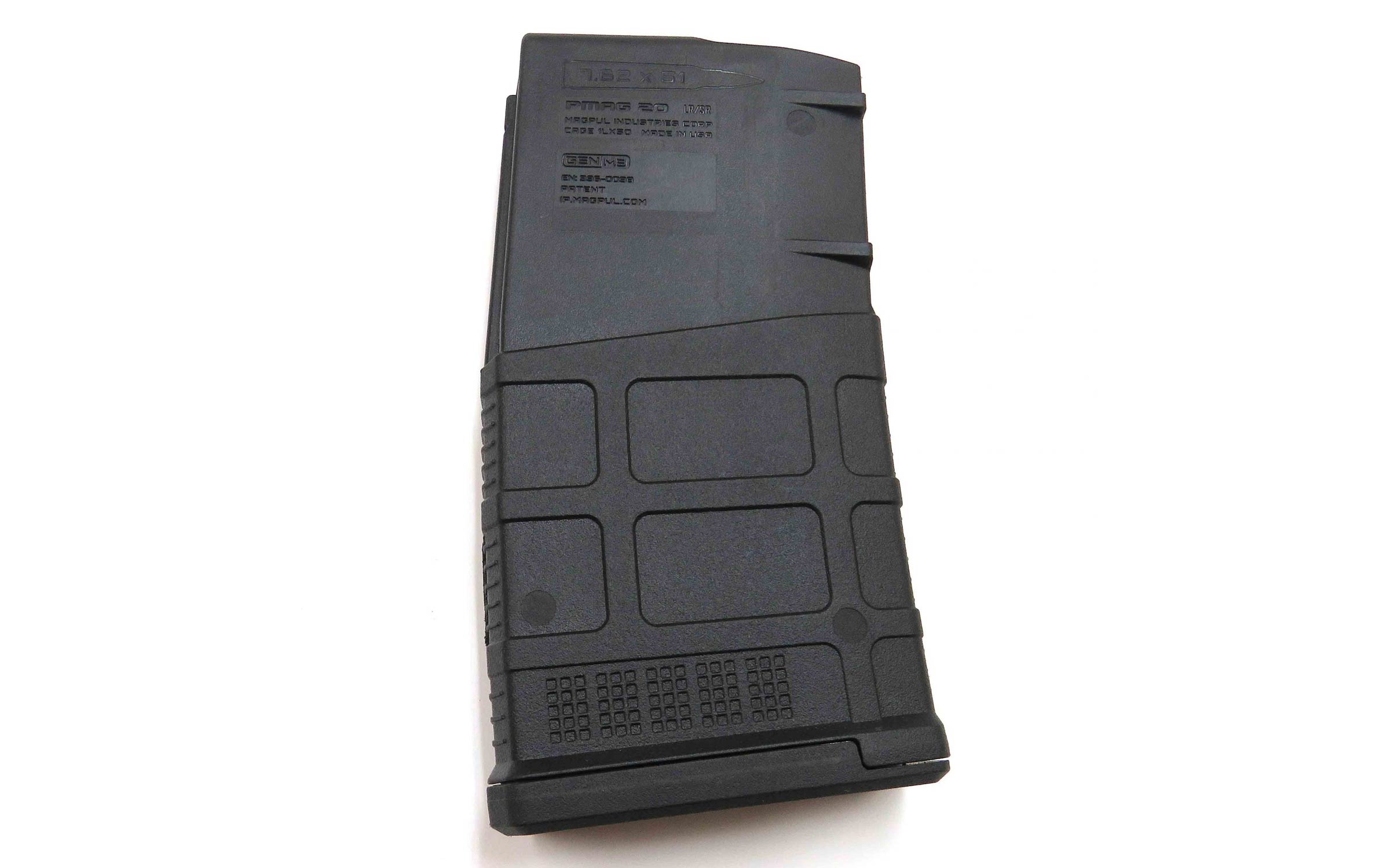Black Magpul PMag 20RD LR/SR Gen M3 7.62x51 NATO/.308 Winchester