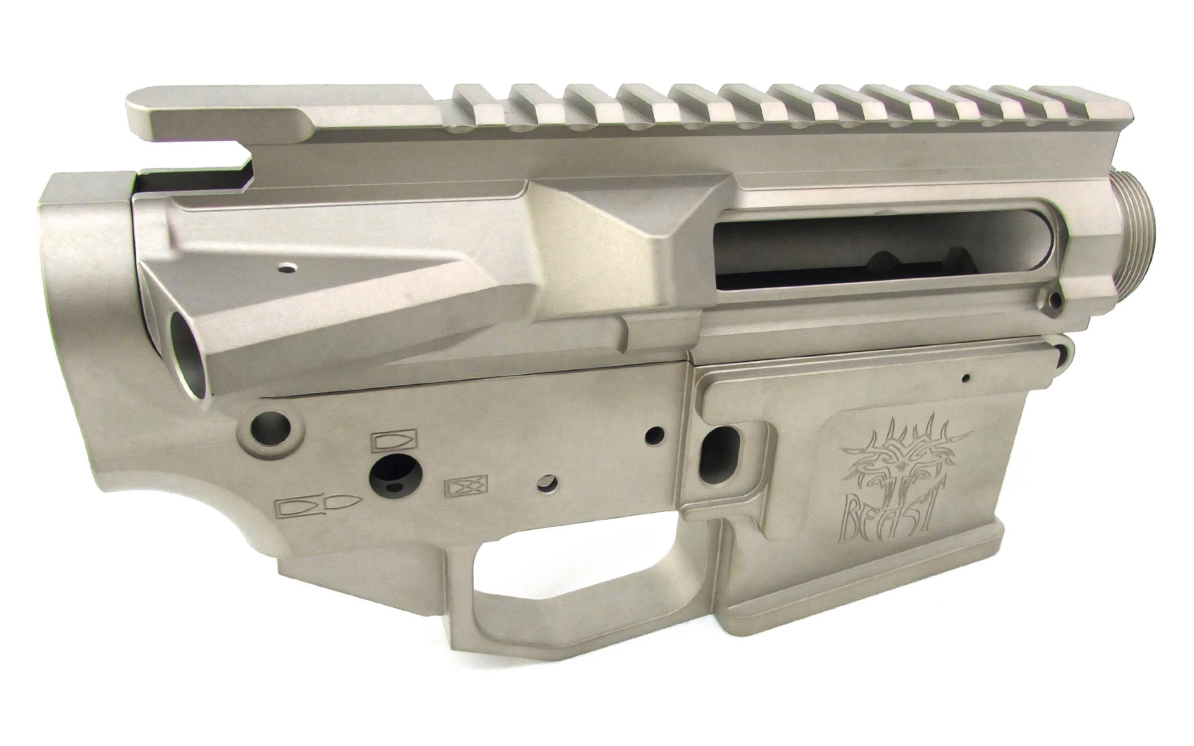 NiB-X Coated Matched AR-15 Upper and Lower Billet Set