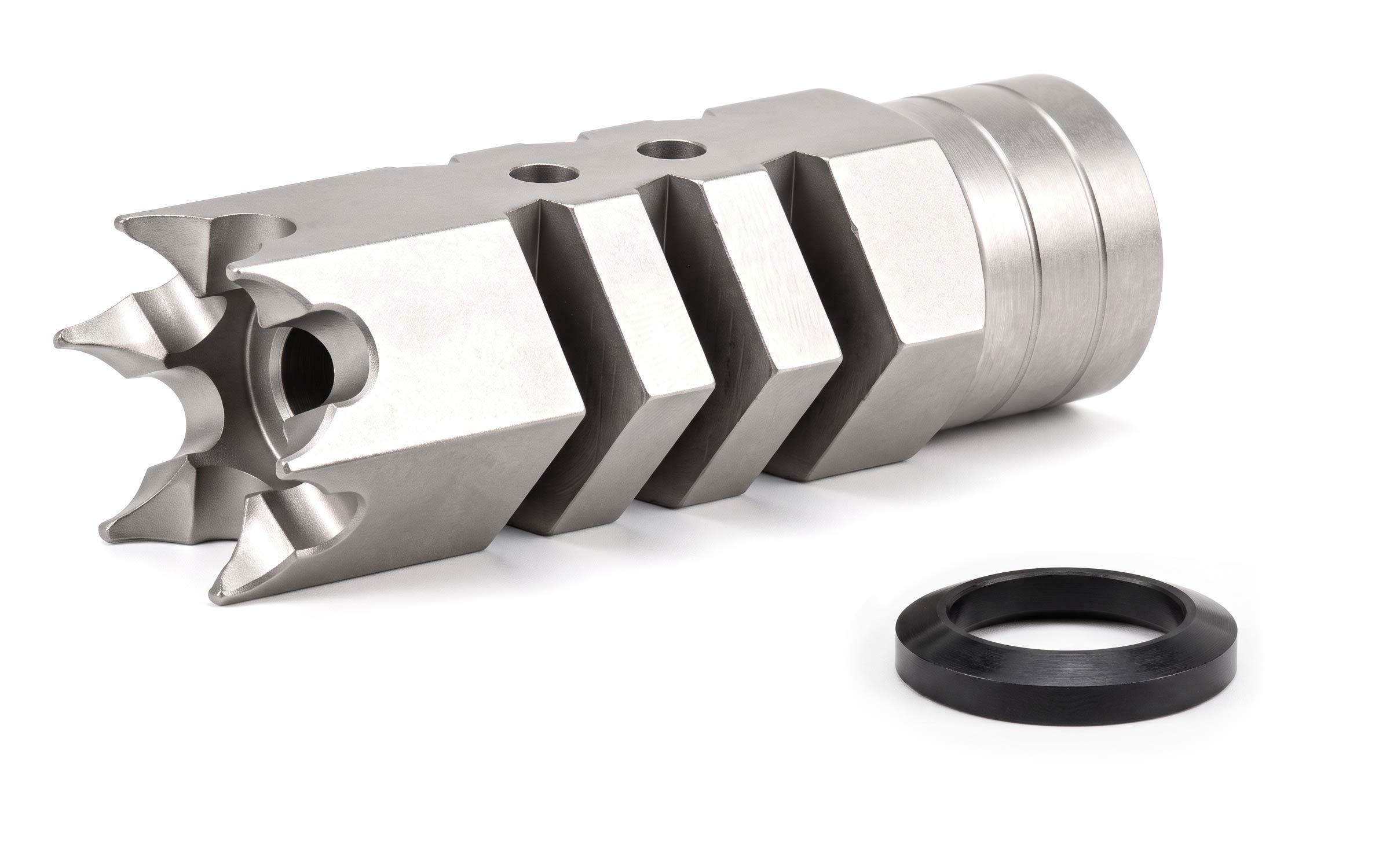 NiB-X Nickel Boron 5.56 Muzzle Brake 1/2 - 28