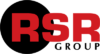 RSR Group logo featuring bold red letters RSR partially over a large black circle, with the word GROUP in smaller black letters below and to the right.