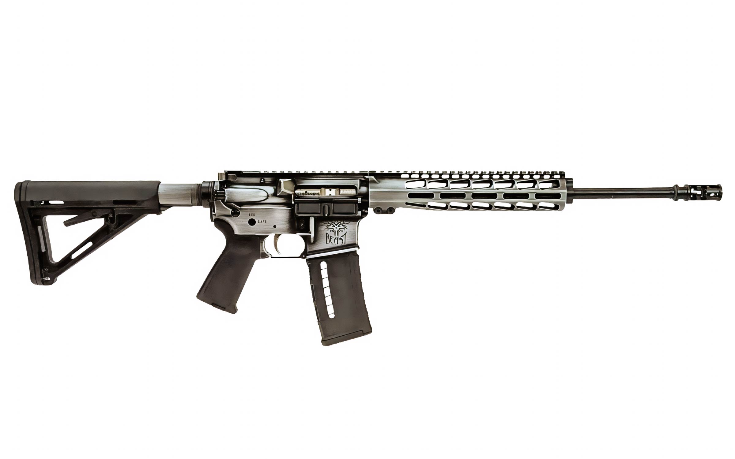 Distressed Lightweight Beast 5.56 AR-15 16" Forged Rifle