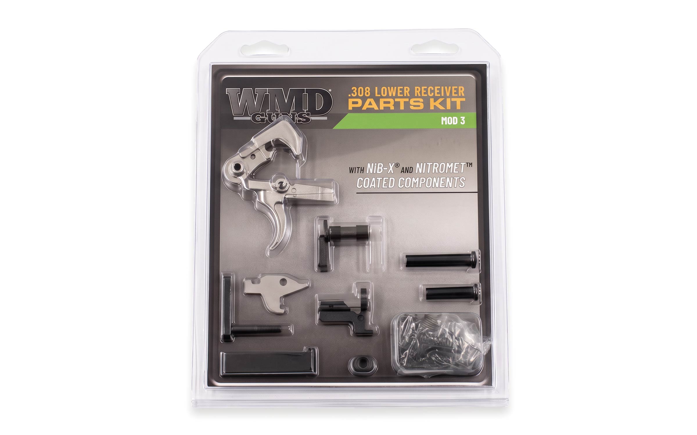 Lower Parts Kit .308 Mod 3 Nitromet with NiB-X Fire Control Group